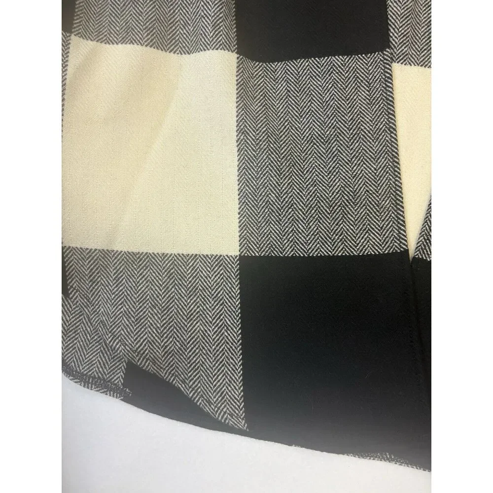 Donegal Irish House Triona Wool Plaid Tweed Shawl Cape Poncho Women One Size NWT